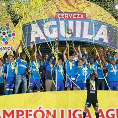 El festejo de Millonarios en El Campín con la estrella 15