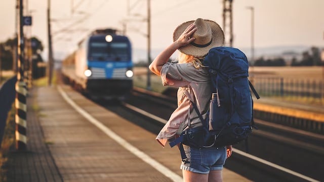 The traveler completed the journey in six days, passing through France and Spain before boarding a ferry to the island.