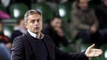 El entrenador de Elche, Fran Escribá.