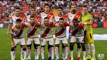 Piovaccari, Trejo, Martín, Óscar, Saveljich y Alberto, en la fila de arriba. Pozo, Embarba, Álvaro, Tito y Akieme, abajo.