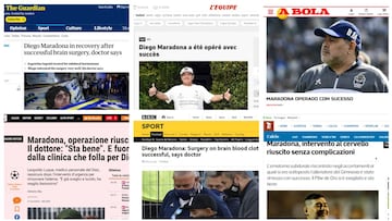 El mundo del fútbol respira aliviado por Maradona