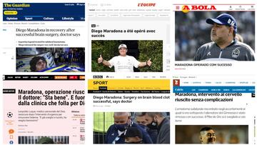 El mundo del fútbol respira aliviado por Maradona