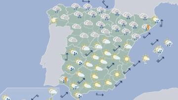 Semana Santa 2017: el tiempo. Foto: AEMET