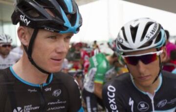 Froome en la salida.