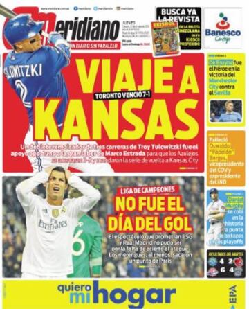 Portadas de la prensa mundial