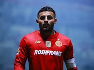 Soccer Football - Liga MX - Toluca v Monterrey - Estadio Nemesio Diez, Toluca, Mexico - September 24, 2025 Toluca's Alexis Vega looks on REUTERS/Eloisa Sanchez