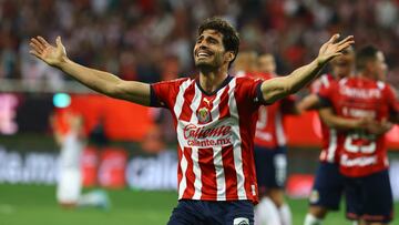 Antonio Briseño celebra el pase a semifinales en el partido contra Atlas.