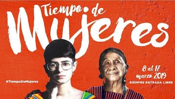 Tiempo de mujeres, evento en marzo