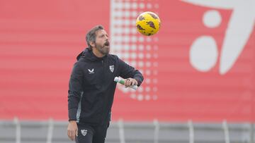 Quique Sánchez-Flores.
ENTRENAMIENTO DEL SEVILLA 
QUIQUE SANCHEZ FLORES