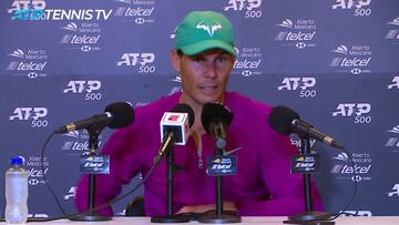 Nadal es sincero sobre volver a ser al número 1