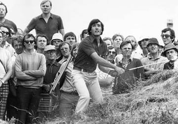 Severiano Ballesteros en el British Open 1979.