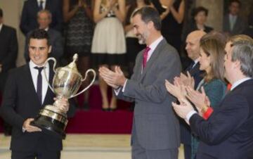 Javier Gómez Noya como mejor deportista español. 