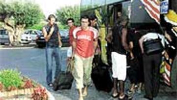 <B>PREPARADOS</B>. Los jugadores del Espanyol están dispuestos a todo en la próxima temporada.