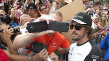 PACIENCIA. Fernando Alonso no se muestra tan optimista como el máximo responsable de Honda en la F-1, Yasuhisa Arai.