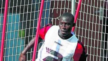 <b>DIAMÉ. </b>El francés trabaja en cada entrenamiento para triunfar.