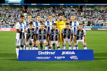 El último once del Leganés, ante el Mallorca. 