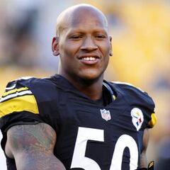 Ryan Shazier visitó el entrenamiento de los Steelers
