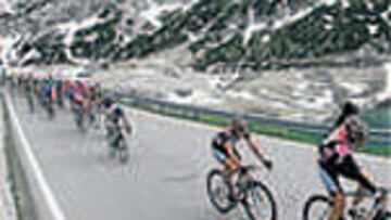 Mucha montaña en el Giro.