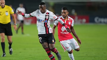 Vinicius Junior en Bogotá ante Independiente Santa Fe