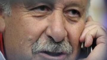 Vicente del Bosque ha vuelto a defender hoy el estilo de la Selección y su apuesta por el doble pivote.