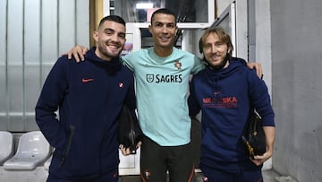 Kovacic, Cristiano y Modric.