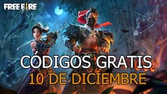 Free Fire | Códigos de hoy miércoles 10 de diciembre de 2025: recompensas gratis
