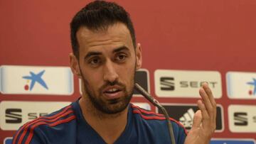 Sigue en directo la rueda de prensa de Sergio Busquets
