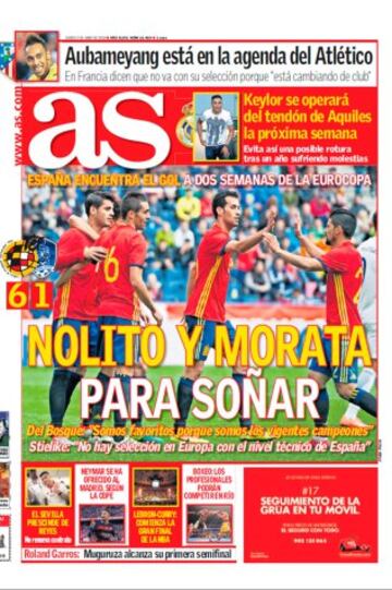 Las portadas de AS de junio