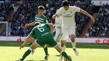 Partido entre el Real Madrid y el Leganés