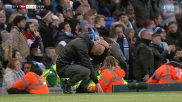 Pep acabó así: el gol perdido del City que se hizo viral