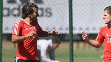 Ponzio y Scocco trabajan para llegar a la revancha