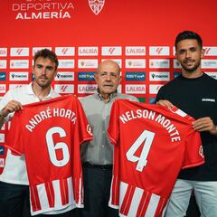 André Horta y Nélson Monte, la apuesta lusa del Almería