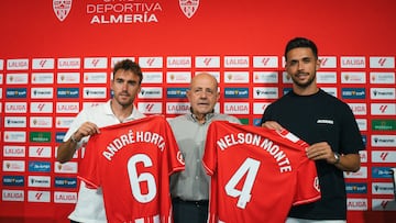 André Horta y Nélson Monte, la apuesta lusa del Almería