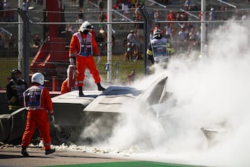 Las imágenes del accidente en Sochi que acabó con la carrera de F2