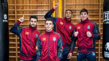 José Quiles, Gabriel Escobar, Enmanuel Reyes Pla y Gazi Jalidov.