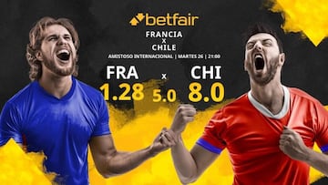 Francia vs. Chile: horario, TV, estadísticas, clasificación y pronósticos