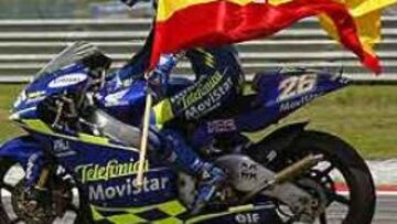 <b>DIRECTO AL TÍTULO.</b> Pedrosa se toma la carrera en Phillip Island como la ocasión más clara de proclamarse ya campeón del mundo.