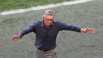 Nawalka, durante el partido ante Ucrania.