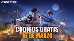 Free Fire códigos gratis 16 de marzo 2024