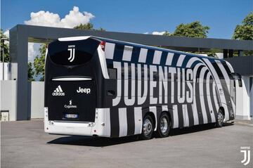 Nuevo autob&uacute;s de la Juventus para la temporada 2018-2019.