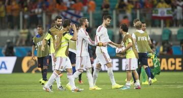 Tras Holanda vino Chile pero Piqué no jugó ni este segundo partido ni el tercero contra Australia. De esta forma concluía uno de los peores momentos del central con la selección española. 