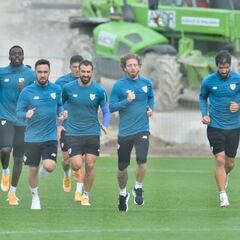 Sesión en Lezama tras el Levante sin Yeray, Iñigo ni Dani García