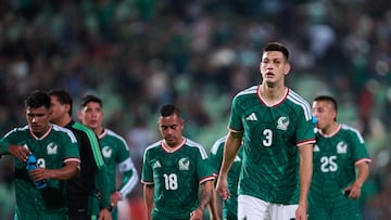 Cesar Montes of Mexico during 2025 International Friendly match between Mexico (Mexican National team) and Uruguay at TSM Corona Stadium, on November 15, 2025 in Torreon, Coahuila, Mexico.
