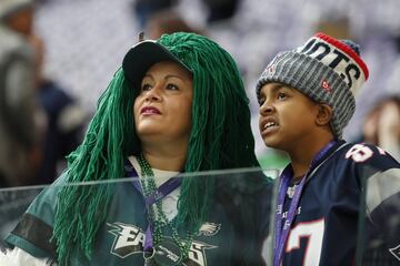 Las mejores imágenes de los fanáticos en el Super Bowl LII