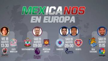 Actividad del fin de semana de los mexicanos en Europa