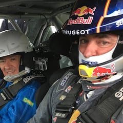 AS se quedó "sin respiración" como copiloto de Carlos Sainz