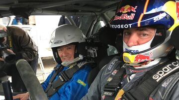 AS se quedó "sin respiración" como copiloto de Carlos Sainz