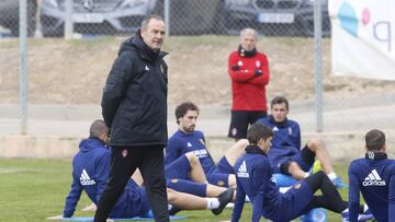 V&iacute;ctor Fern&aacute;ndez, en un entrenamiento.