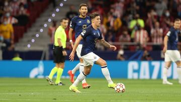 Matheus Uribe y Luis Díaz, titulares en el empate entre Atlético de Madrid y Porto.