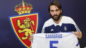 08/02/17 Real Zaragoza PRESENTACION DEL NUEVO JUGADOR FICHAJE giorgios samaras